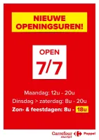 NIEUWE OPENINGSUREN WINKEL